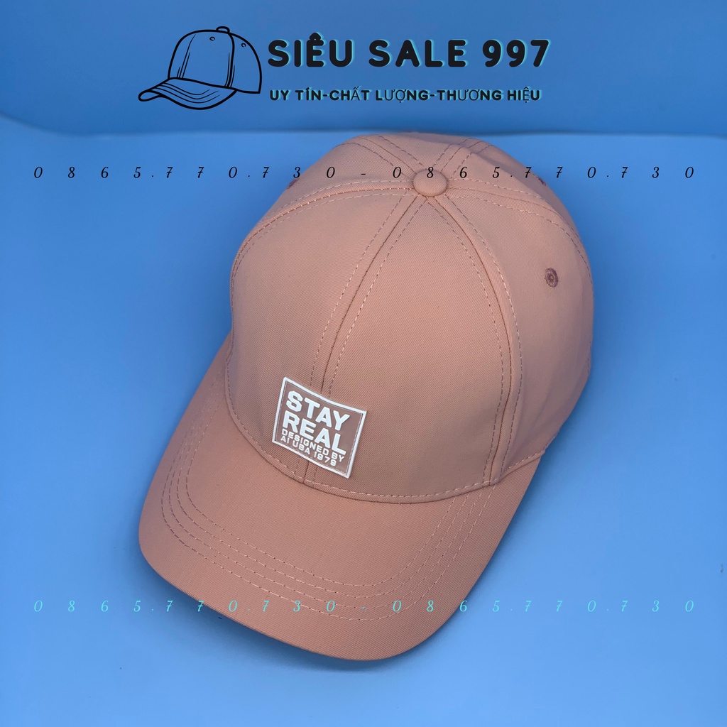 NÓN LƯỠI TRAI STAYREAD THÊU LOGO NHIỀU MÀU CAO CẤP THỜI TRANG NAM NỮ