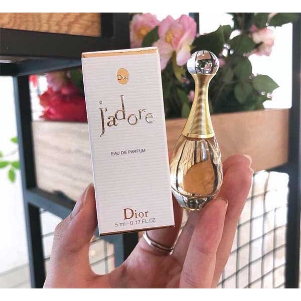 Nước hoa Dior Jadore 5ml ,nước hoa chính hãng, mini dùng thử thơm lâu thơm đến 8 tiếng