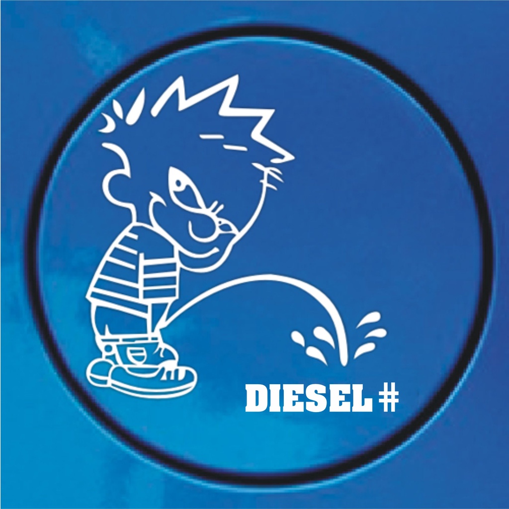 Nhãn dán bình xăng ô tô độc đáo