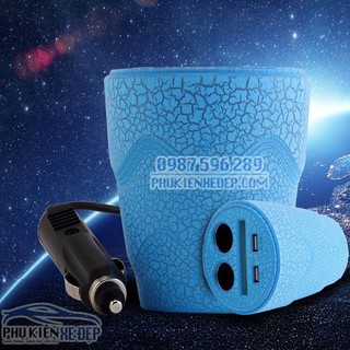 Cốc chia tẩu sạc ô tô phát sáng đổi màu Svăn
