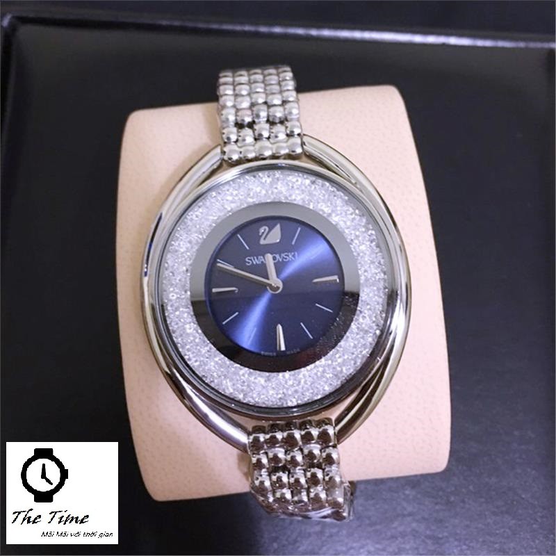 Đồng hồ nữ SWAROVSKI CRYSTALLINE OVAL BRACELET WATCH #5181 case 37×43MM. 3atm