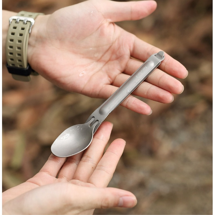 Bộ thìa nĩa titanium Xiaomi Nextool - Bộ muỗng nĩa du lịch Xiaomi