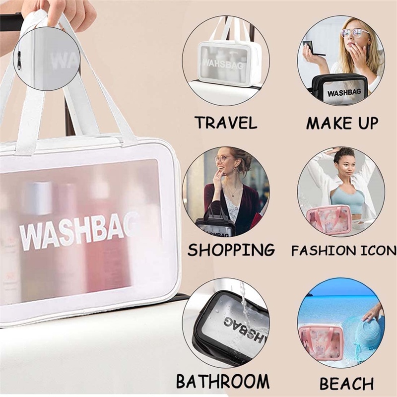 Túi Đựng Mỹ Phẩm Trong Suốt Đa Năng Chống Thấm Nước Di Động Tiện Dụng
