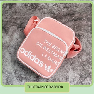 Túi Đeo Chéo Adidas Hồng Vintage Mini Bag Pink Full Tag Code thoitranggiasivnxk