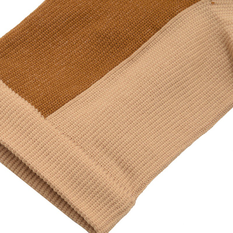 [Hàng mới về] Vớ nén hỗ trợ chống giãn tĩnh mạch có khóa kéo ghép nối màu sắc size L/XL