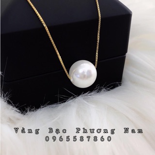 Dây Chuyền Trai Bạc Mạ Vàng 24k