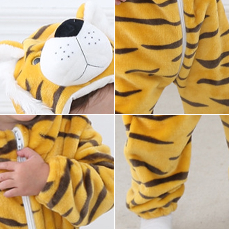 bodysuit  cho bé gái cho bé trẻ em romper trẻ em đồ ngủ Bò bộ đồ sang trọng động vật dễ thương thời trang hoạt hình AKKU