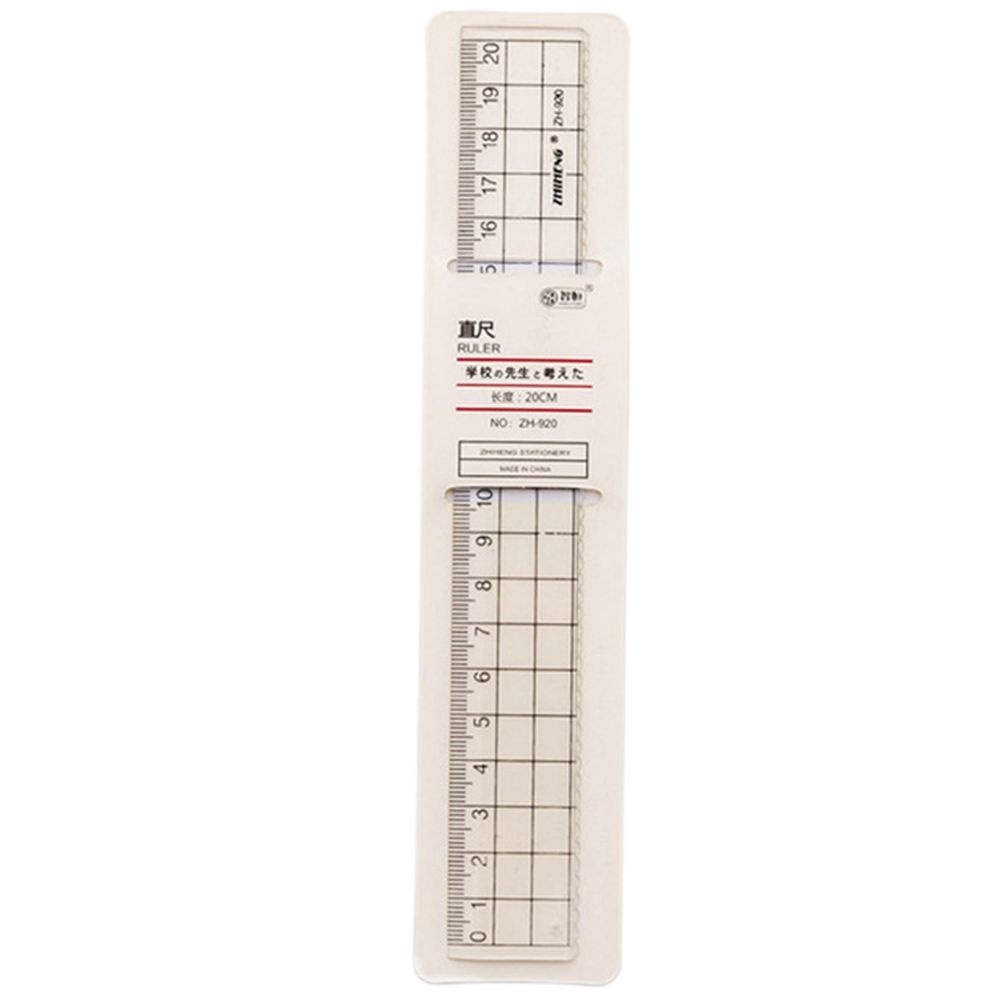 Thước Kẻ Trong Suốt Hình Tam Giác 15cm 18cm 20cm Tiện Dụng Cho Văn Phòng