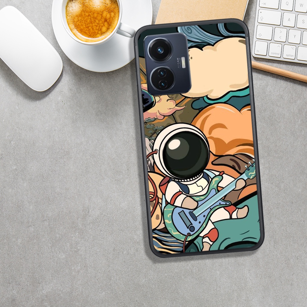 Ốp Lưng VIVO Y55 5G - Y55 2022, In Hình Gấu Phi Hành Gia, Màu Sắc Đa Dạng, Đẹp Ngầu..