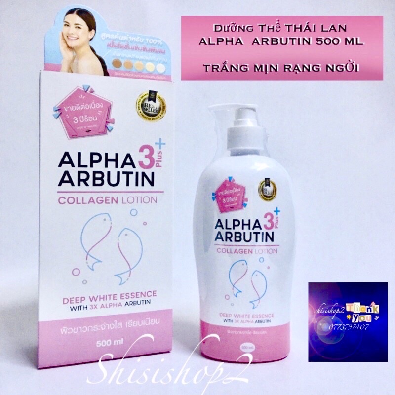 Dưỡng thể Alpha Arbutin 500ml Thái lan