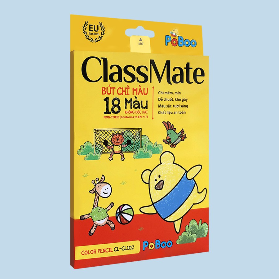 Bút Chì Màu 18 Màu Class Mate CL102