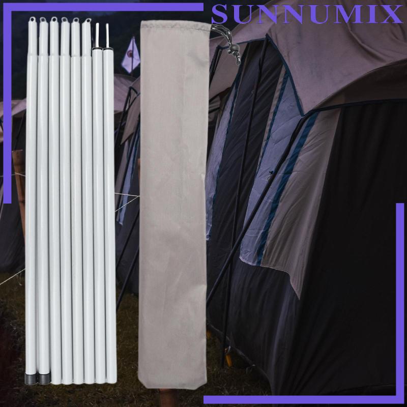 [Sunnimix] Bộ 8 Thanh Dựng Lều Cắm Trại Ngoài Trời / Bãi Biển Có Thể Tháo Rời
