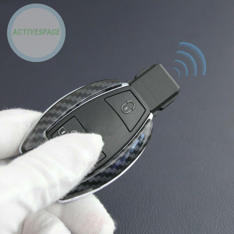 Ốp chìa khóa xe hơi carbon chống bụi cho xe Mercedes W205 W212 X253 W166 X204 X166