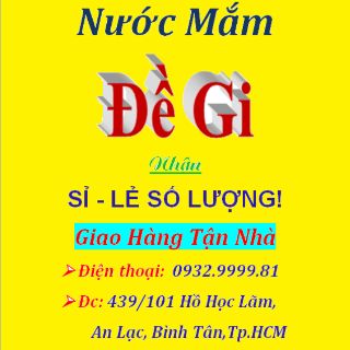 Nước Mắm Đề Gi.1lit 180k