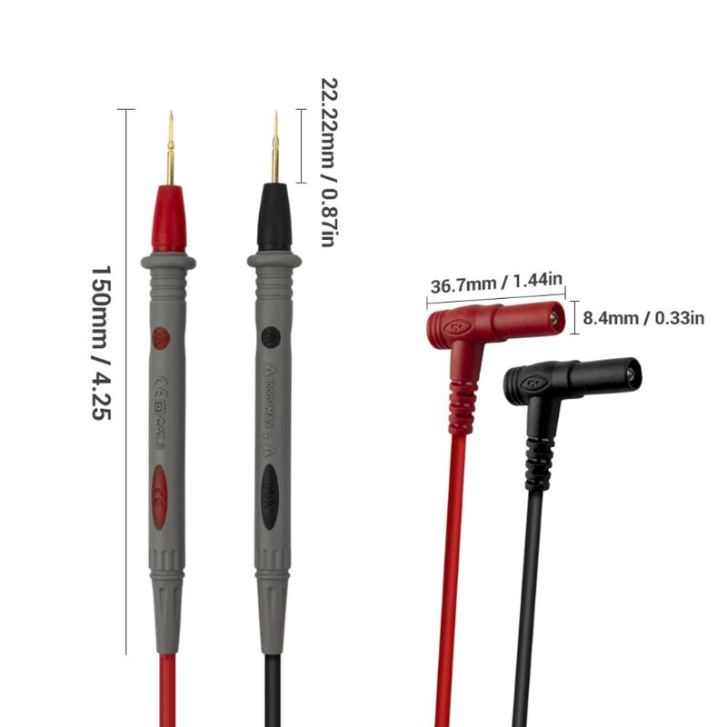 Cặp đầu dò thử điện dạng bút 1000V 20A đa năng