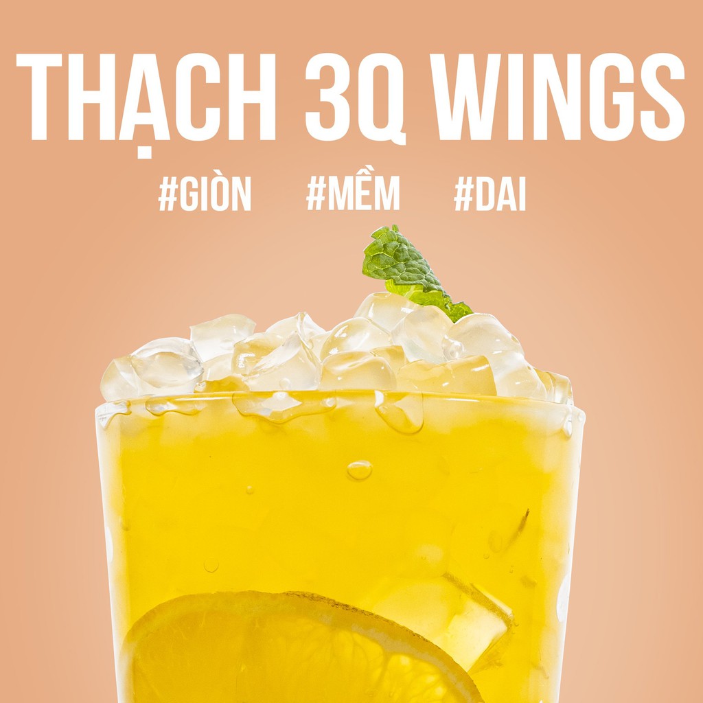 Thạch 3Q Wings Việt Nam - Gói 2kg