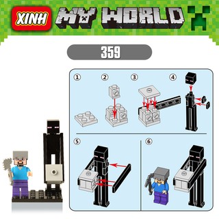 ALEX Bộ Lắp Ráp Trò Chơi Minecrafted X0127