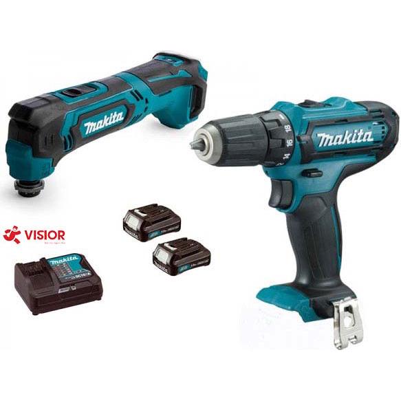 Bộ máy khoan cắt dùng pin Makita CLX206SX1 12V
