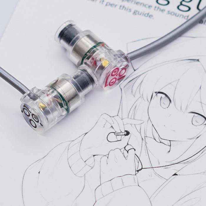 Tai nghe MOONDROP QUARKS có MIC đàm thoại 1 Dynamic Hifi Inear | Nhạc cụ Ballad Không lời Jazz | tai nghe giá rẻ