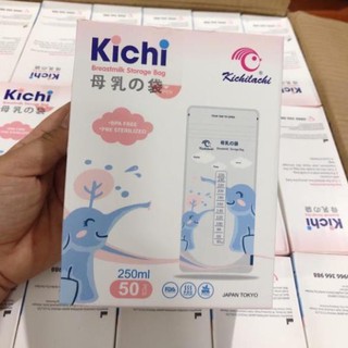 Combo 5,10 hộp trữ sữa kichi , 250 ml