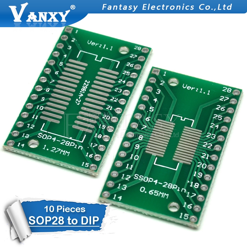 Set 5 Bo Mạch Chuyển Đổi Tssop28 Ssop28 Sop28 Sang Dip28