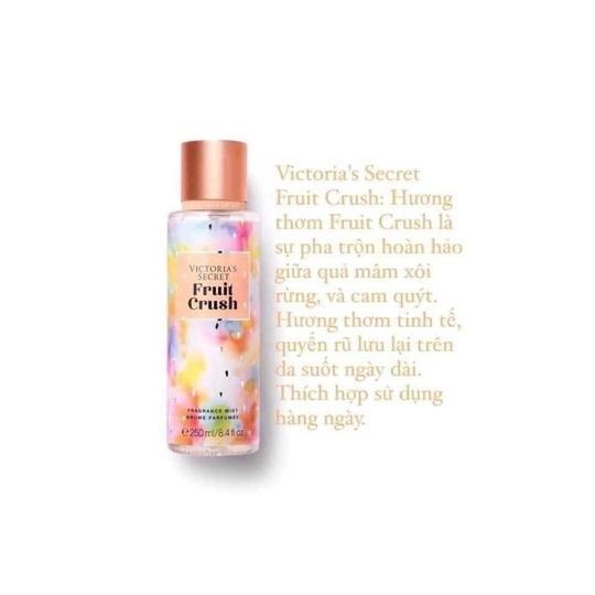 Xịt Thơm toàn thân Body Victoria  FRUIT CRUSH - Victoria's Secret 250ml