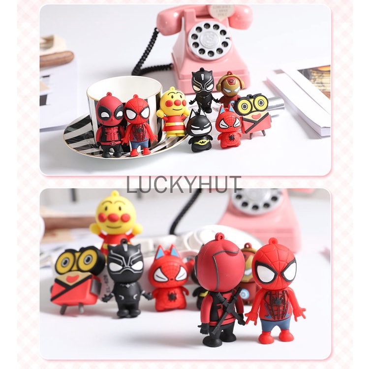 Usb 2.0 1GB 32 16 8GB 64GB 128GB Hình Báo Đen / Người Nhện