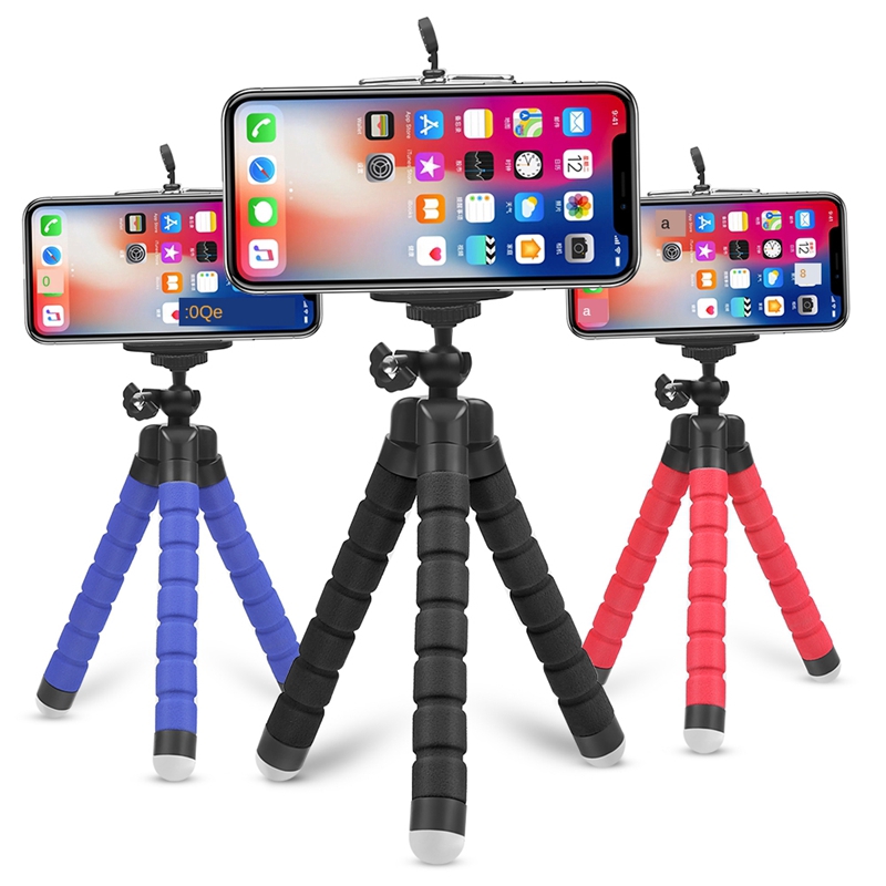 Chân Tripod Mini Linh Hoạt Cho Iphone Samsung Xiaomi Huawei Mobile Gopro 8 7 5