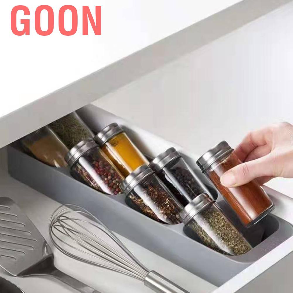 Hộp Đựng Gia Vị 8 Ngăn Có Đế Chống Trượt