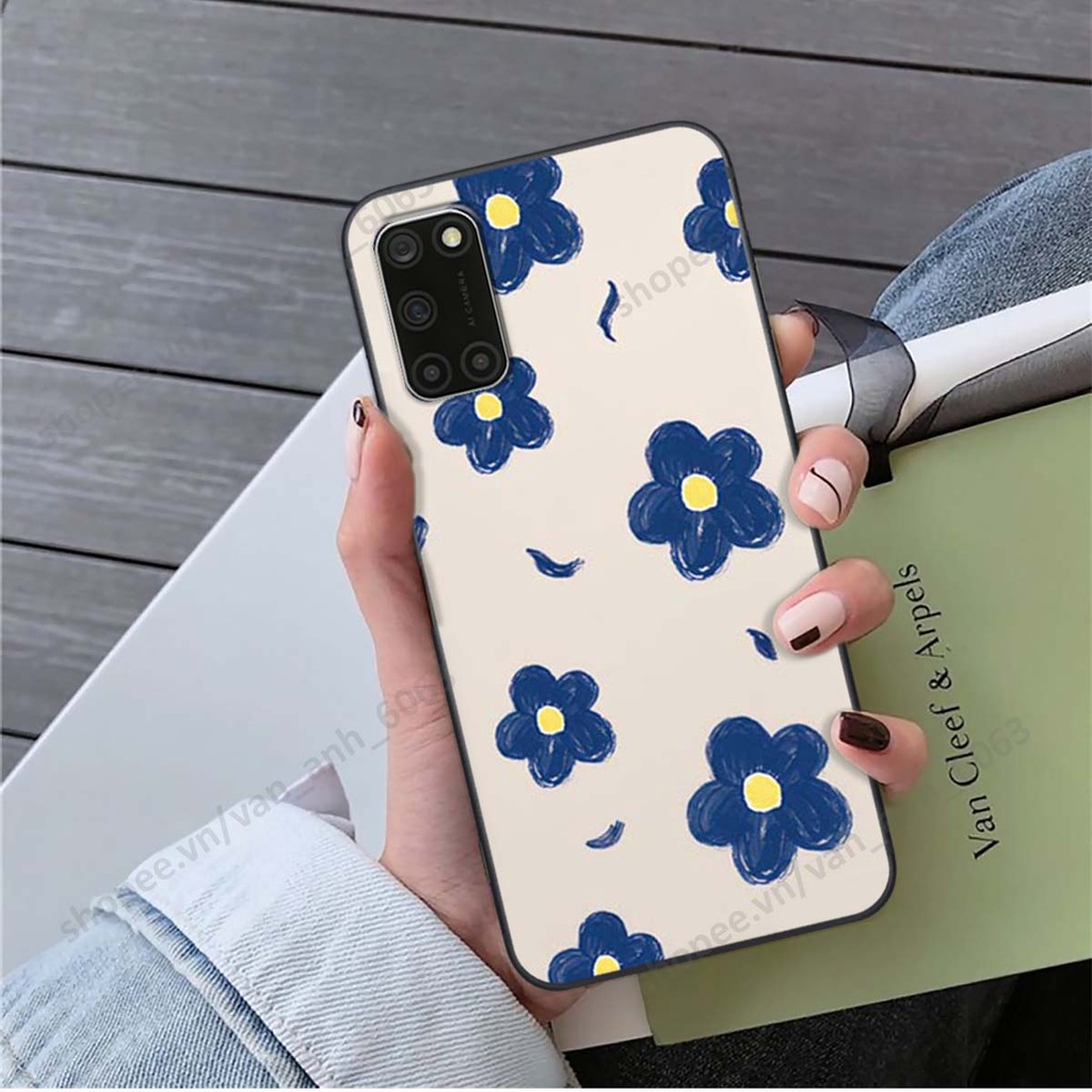 Ốp lưng Oppo A52 / A92 in hình hoa, gấu rich bear nghệ thuật, thời trang