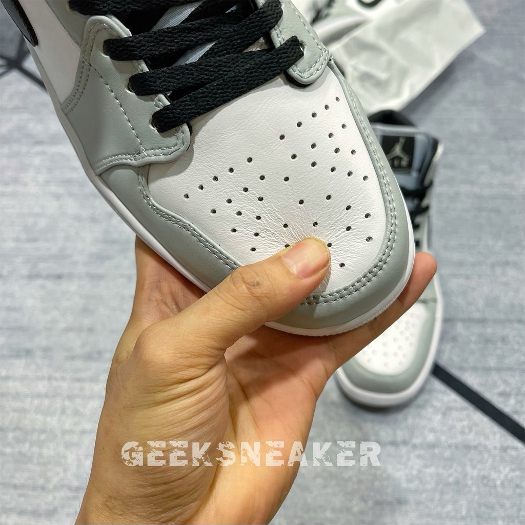 [GeeKSneaker] Giày Sneaker Midtop - Jordan 1 MID Light Smoke Grey ( MidTop) | BigBuy360 - bigbuy360.vn