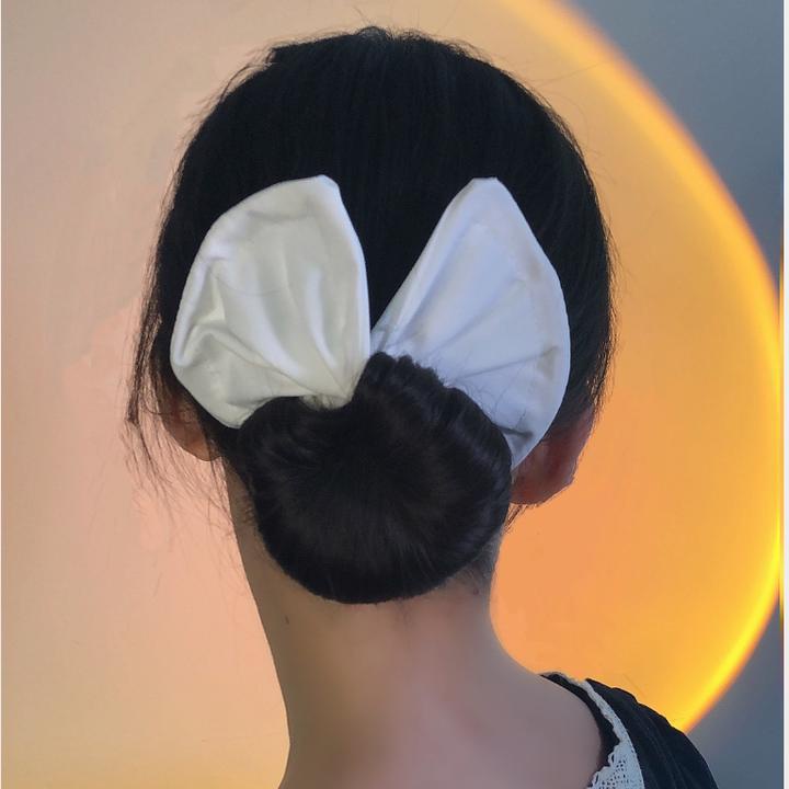 Kẹp tóc hình nơ họa tiết hoa xinh xắn dành cho nữ