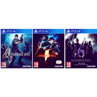 ĐĨA GAME PS4 RESIDENT EVIL 4-5-6