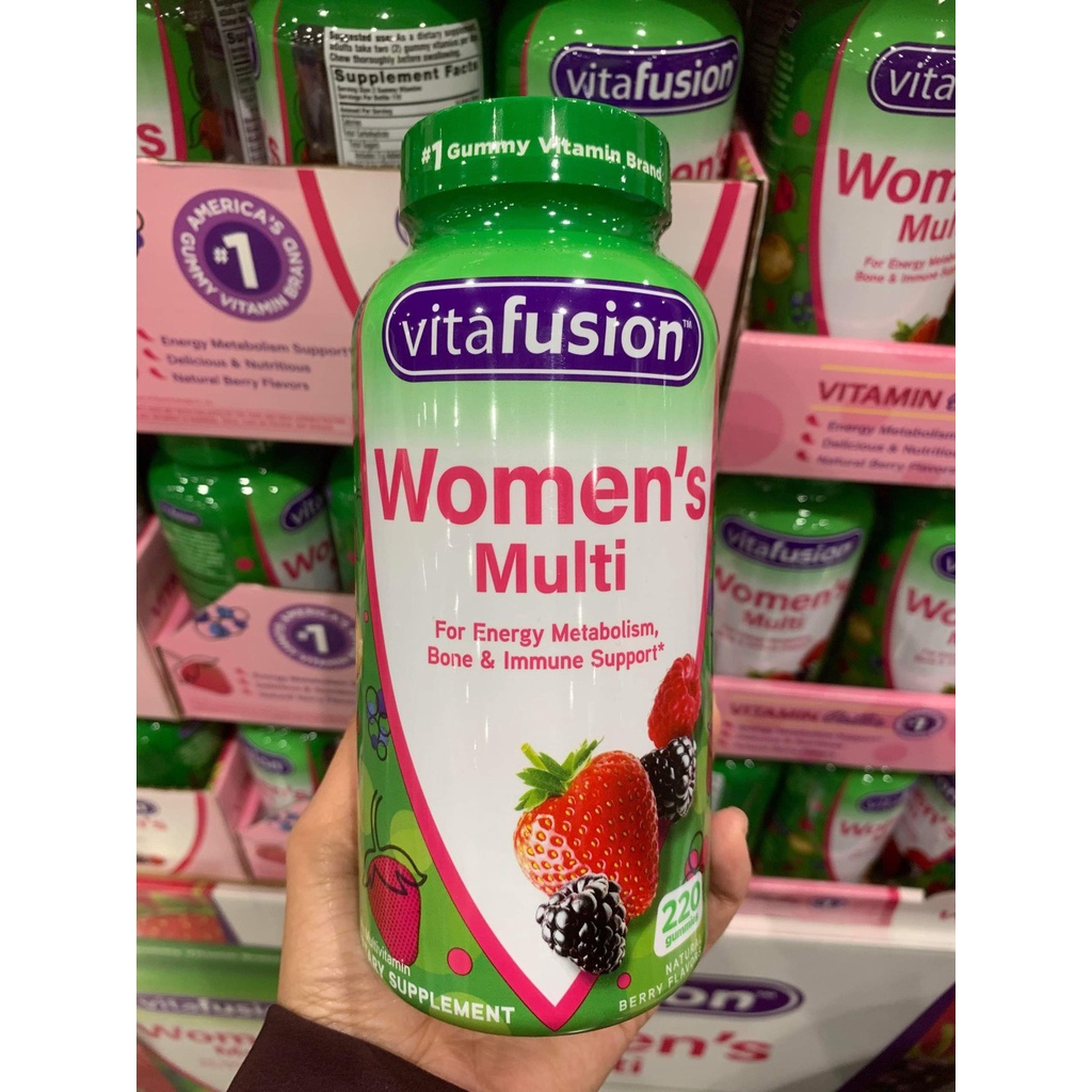 Kẹo dẻo bổ sung đa vitamin cho phụ nữ Vitafusion Women’s Multivitamin - EDS