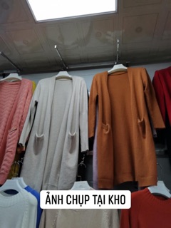 Áo khoác len dài