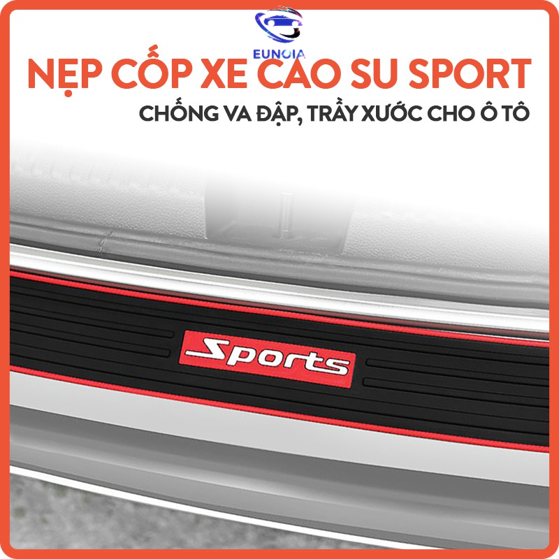 Miếng nẹp cao su dán cốp xe oto, xe hơi chống trầy xước bụi bẩn ở cốp xe sử dụng băng keo 3M cực kì chắc chắn