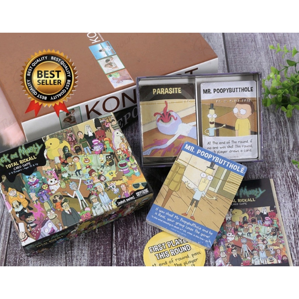 Trò chơi Boardgame Rick and Morty Total Rickall Tiếng Anh//T3
