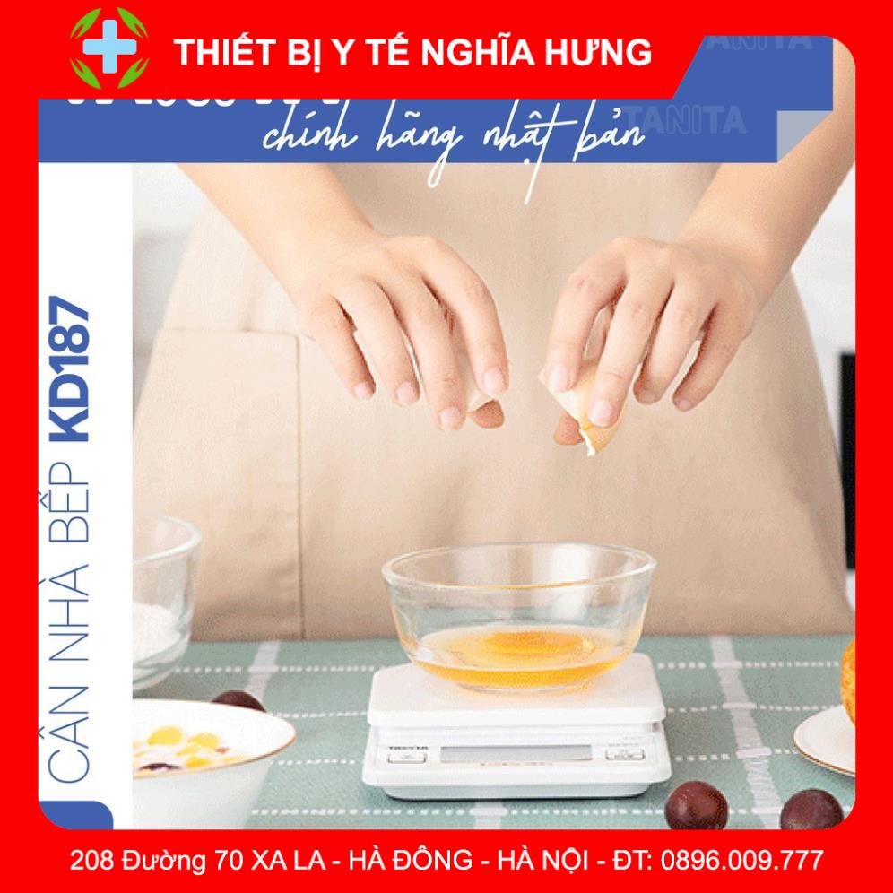 Cân nhà bếp tiểu ly TANITA KD187(1kg-1g),chính hãng nhật bản,dùng cho làm bánh,thiết kế mini nhỏ gọn,bền,chính xác