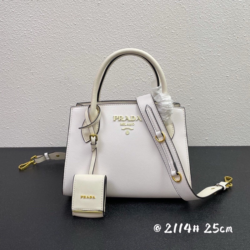 Túi xách nữ thời trang da bò thương hiệu Prada sang trọng tinh tế cho các quý cô