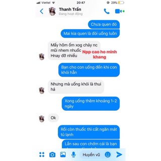 Cao trị ho minh khang