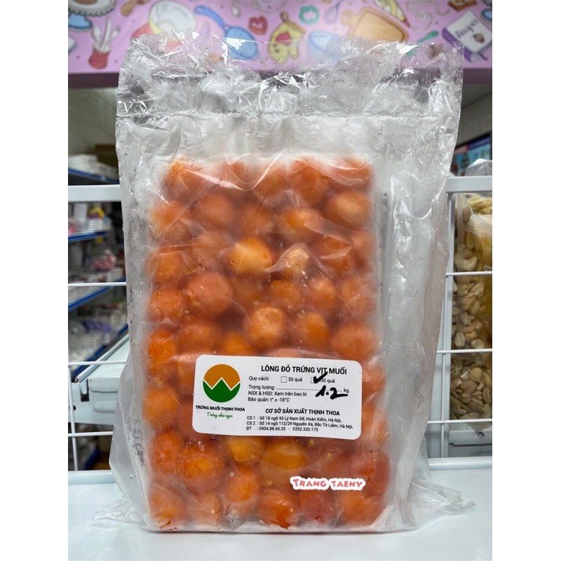 Lòng đỏ trứng muối