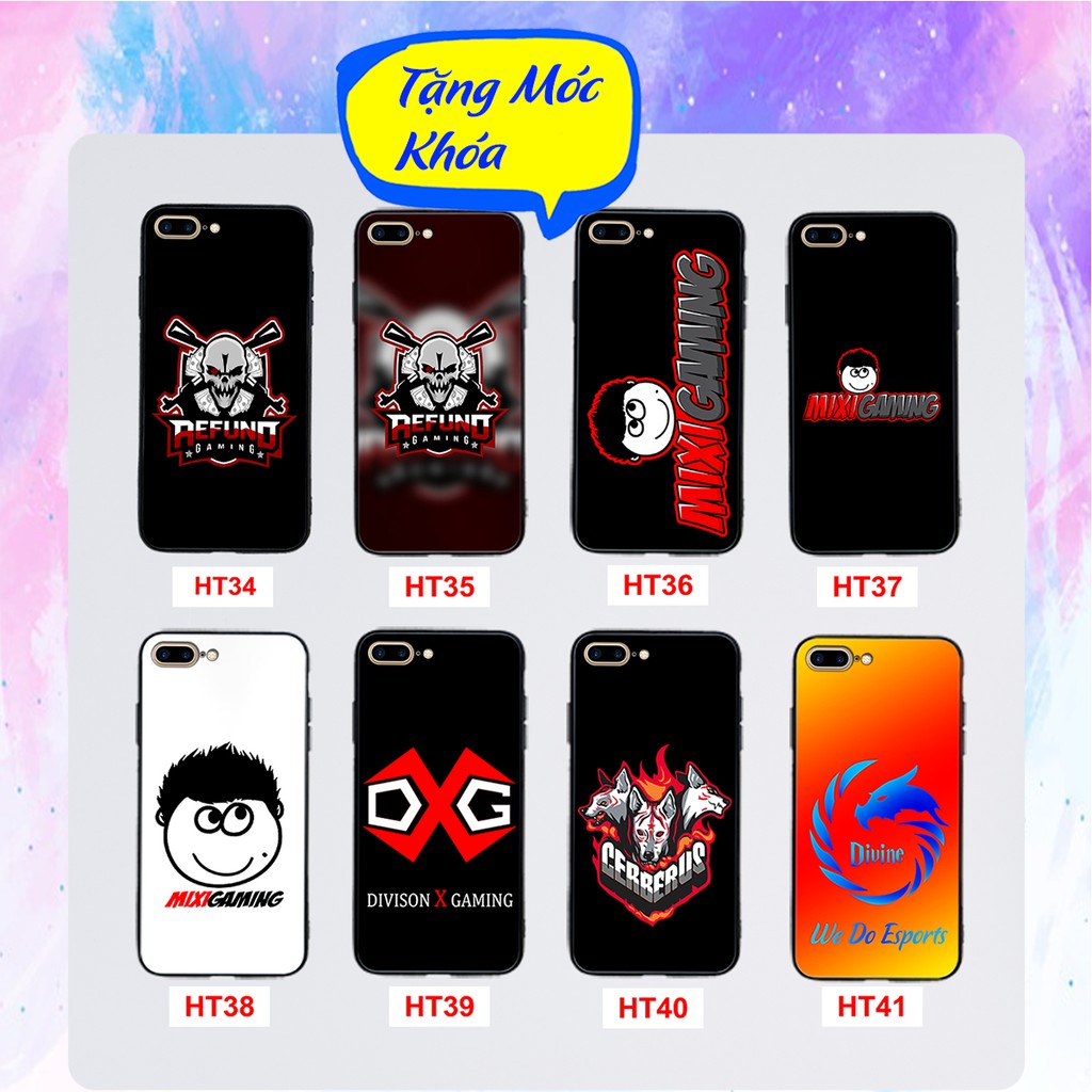 Ốp  IPhone 7/8 plus In Hình Game: Refund Gaming, Mixi Gaming, Divine Esports,DivisionX,Cerberus