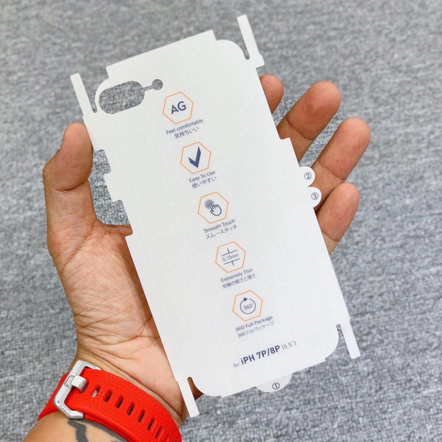 PPF mặt sau iphone 14 Pro Max 14 Plus 13 Pro Max 12 Pro Max 11 Pro Max Xs Max 7 Plus 8 Plus X Xr - Miếng Dán PPF 7 màu