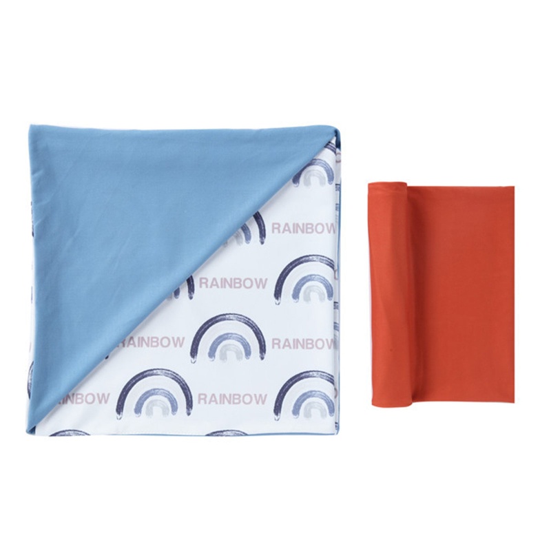 Chăn Cotton Mềm Mại Hai Lớp In Họa Tiết Xinh Xắn Dành Cho Bé
