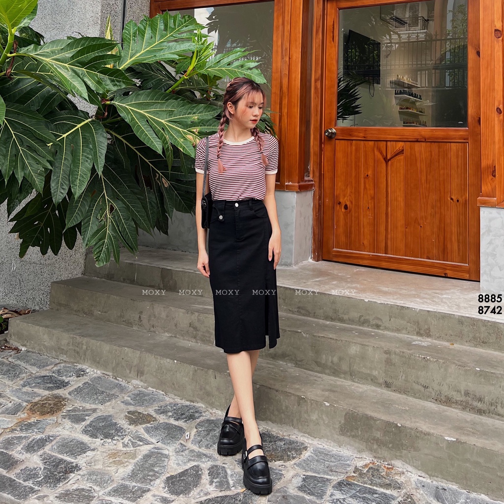 SP008885-Áo thun viền cổ