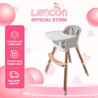 Ghế ăn dặm chân gỗ đa năng cho bé MoMo Style Korea HC423| Ghế ăn dặm đa năng cho bé từ 6 tháng tuổi