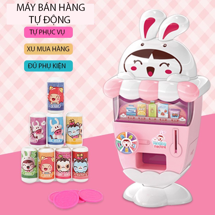 Máy bán hàng tự động MITOLO máy bán nước mini , đồ chơi cho bé gái W03