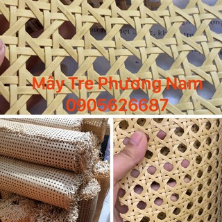 Lưới mây mắt cáo bọc nội thất hàng nhựa khổ 90cm