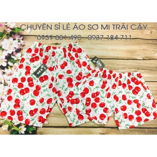 Quần cặp đi biển trái cây
