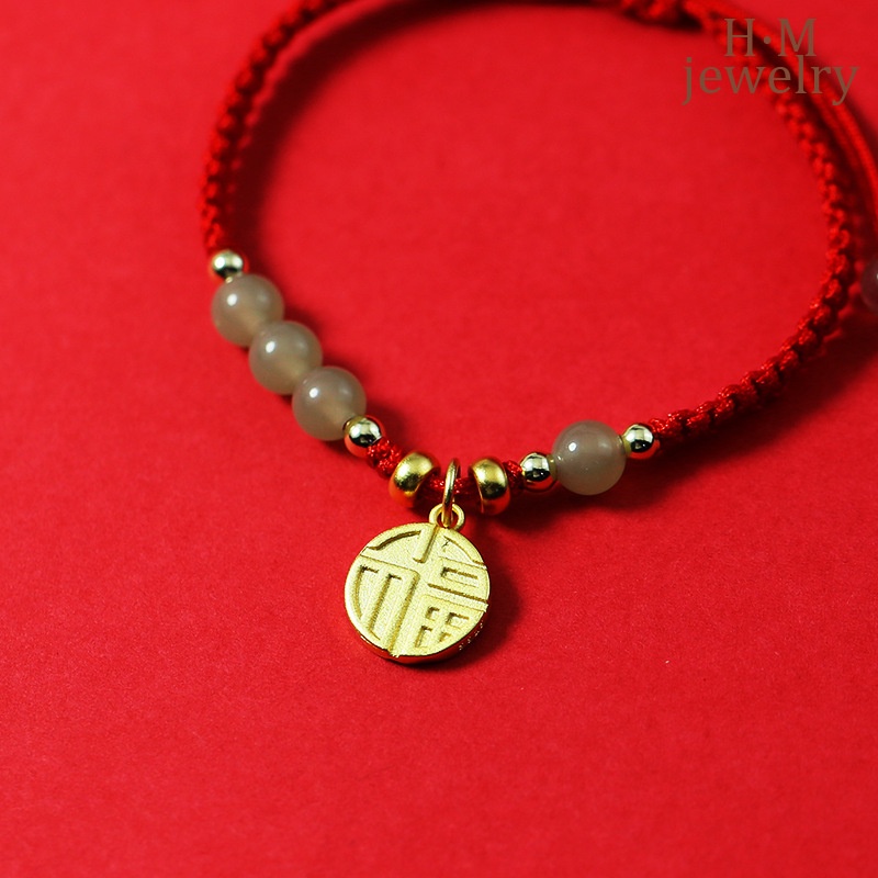 Vòng Tay Dây Bện Màu Đỏ Mang Lại May Mắn